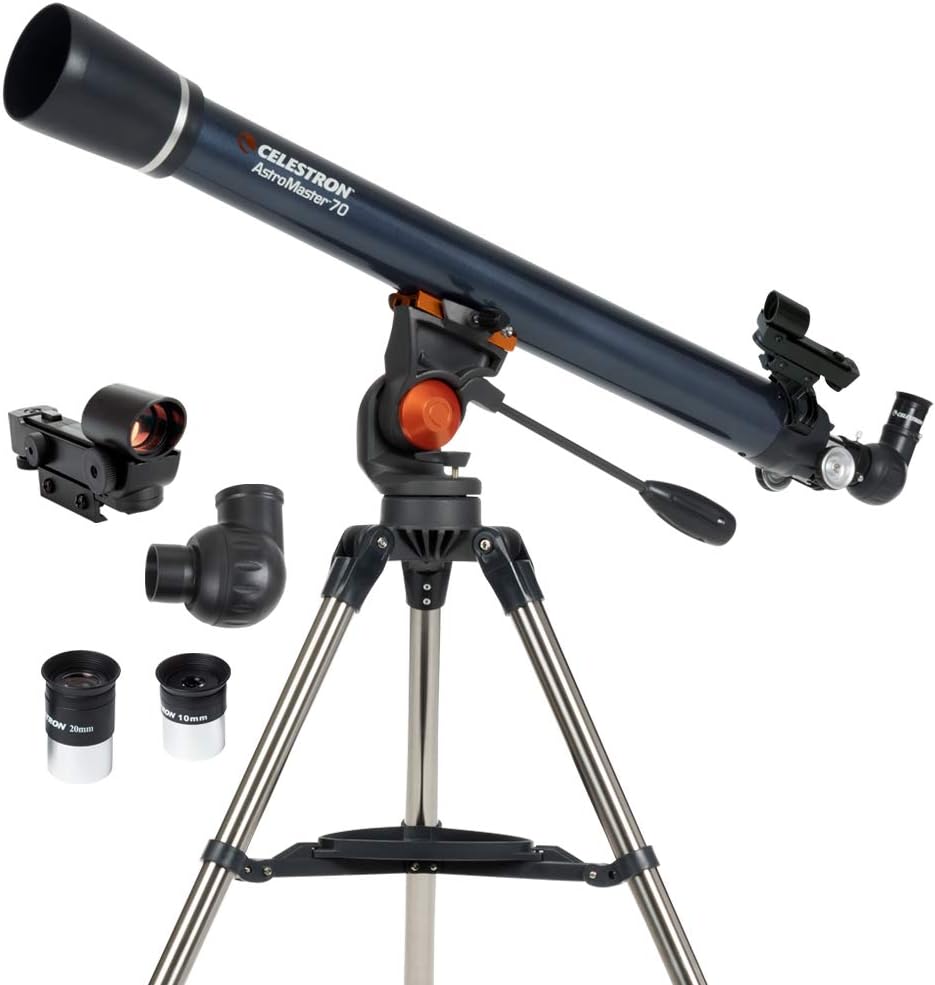 Celestron AstroMaster 70AZ Refractor Telescope