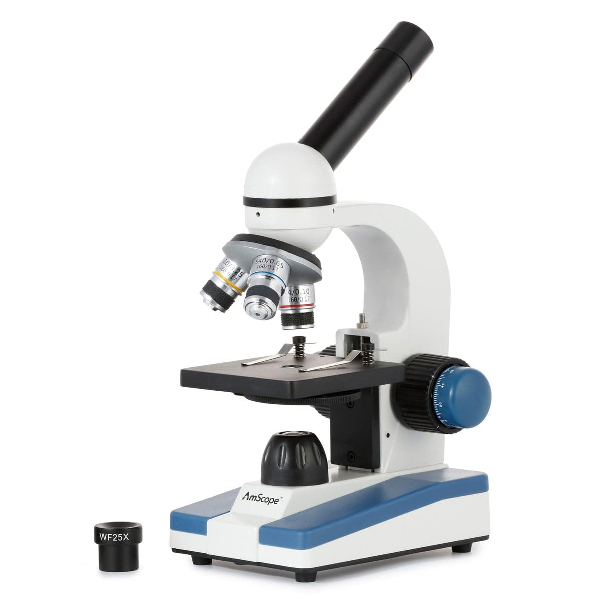 AmScope M150C Compound Microscope, up to 1000x, Cordless LED