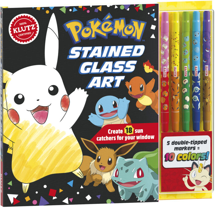 Klutz Pokemon Stained Glass Art kit