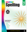 Spectrum Spelling Workbook Grade 2 cover
