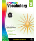 Spectrum Vocabulary Workbook Grade 3 cover