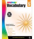 Spectrum Vocabulary Workbook Grade 5 cover