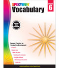 Spectrum Vocabulary Workbook Grade 6 cover