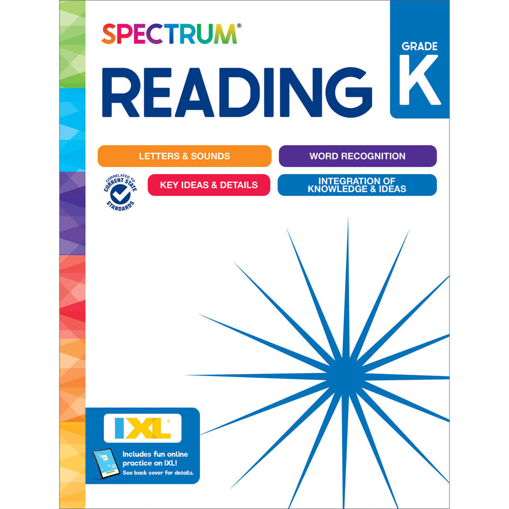 Spectrum Reading Workbook Kindergarten cover