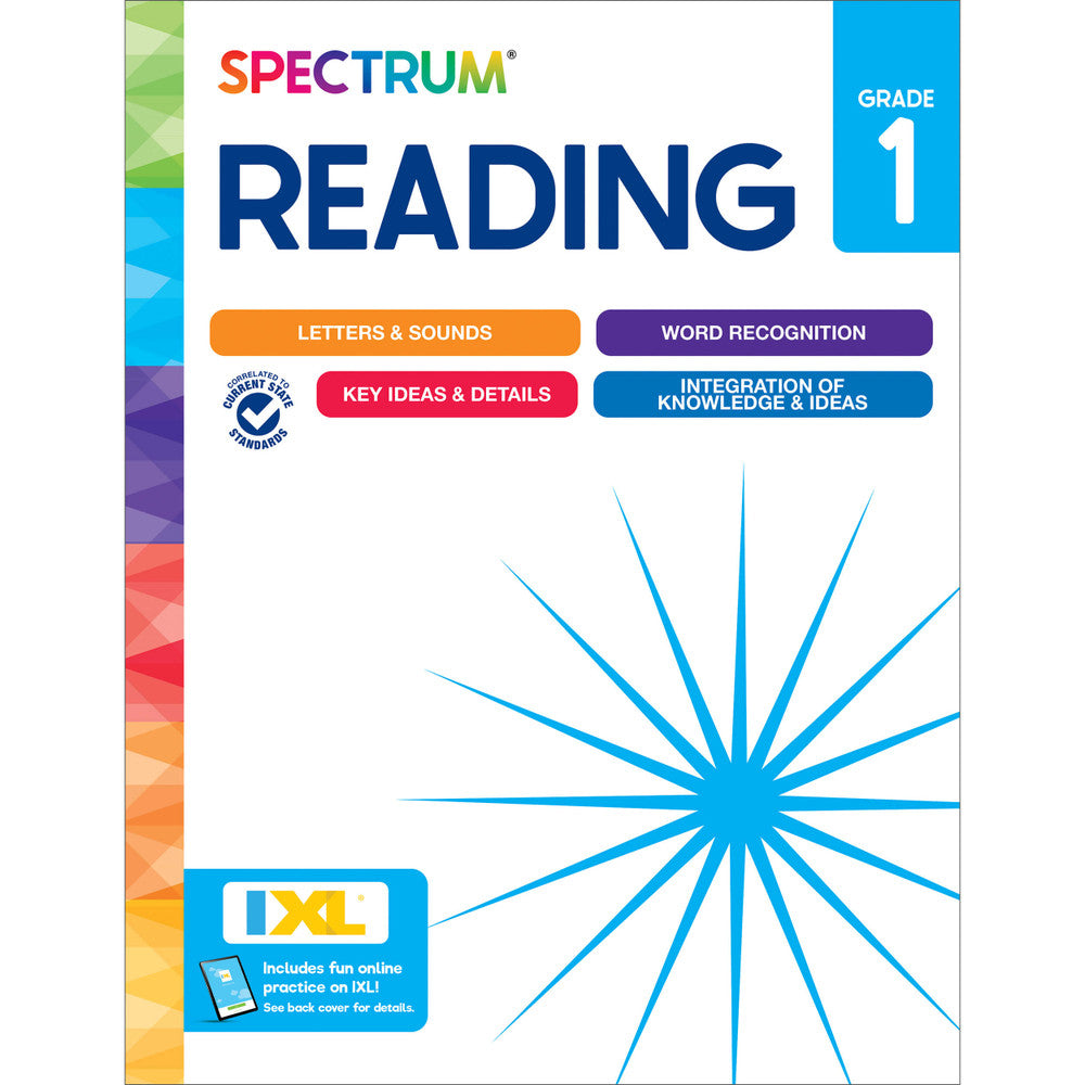 Spectrum Reading Workbook Grade 1 cover