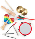 Melissa & Doug Band-in-a-Box Clap! Clang! Tap! Musical Instruments, 10 Pieces