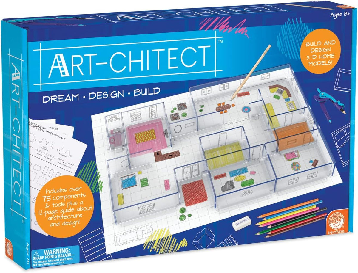 MindWare Art-chitect 3-D Home Design Architecture Kit