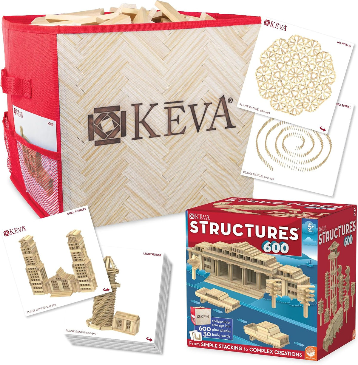 MindWare KEVA Structures 600 Plank Set