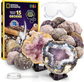National Geographic Break Open 15 Premium Geodes Science Kit