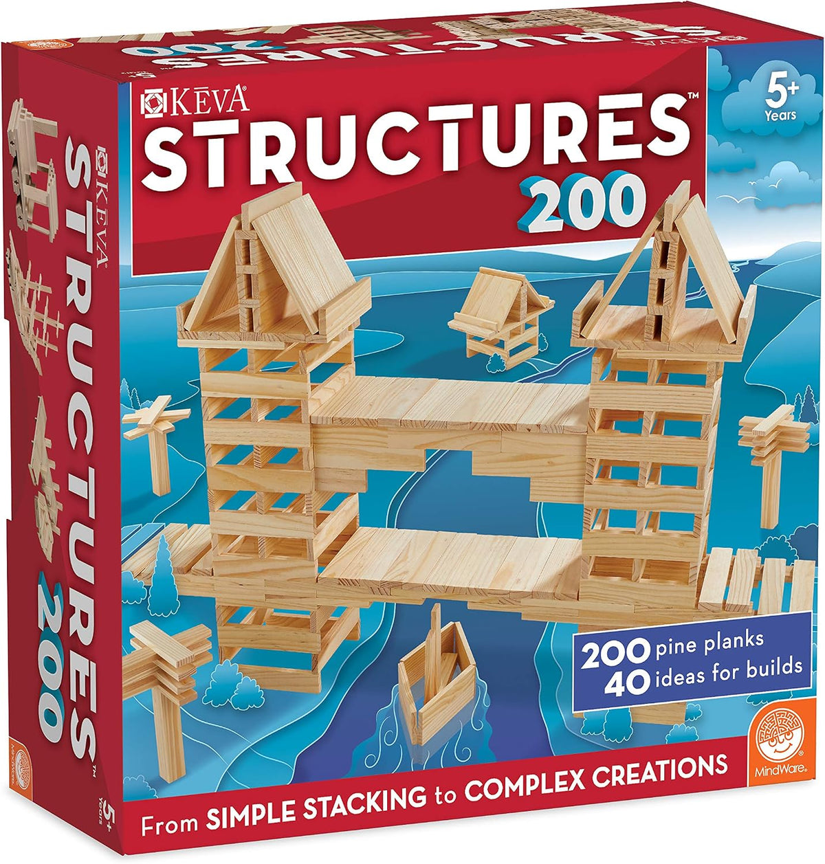 MindWare KEVA Structures 200 Plank Set