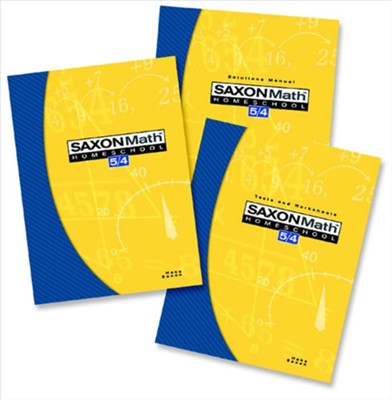 Saxon Math 5/4 Homeschool Kit, 3rd Edition