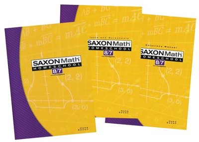 Saxon Math 8/7 Home Study Kit, 3rd Edition