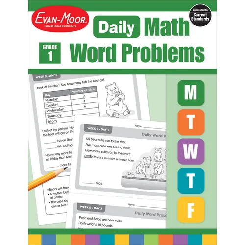 Daily Word Problems, Grade 1 - Paperback