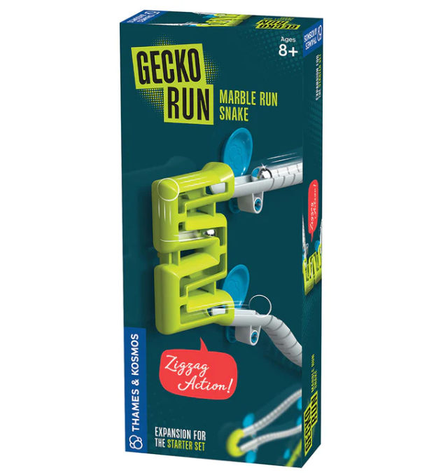 Gecko Run marble run snake expansion set packaging on a white background