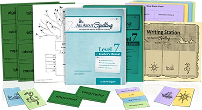 All About Spelling Level 7 Materials