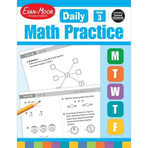 Daily Math Practice, Grade 3 Teacher's Edition - Paperback