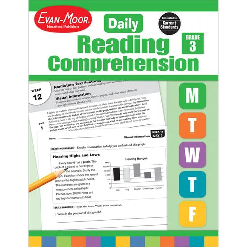 Daily Reading Comprehension, Grade 3 Te - Paperback